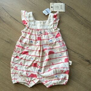 NWT organic cotton romper